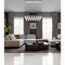 Z-Lite Arden Linear Chandelier, 23-Light, 18 In.W x 54 In.L x 12 In.H, Brushed Nickel/Clear 651P-23L-BN - alternate 7